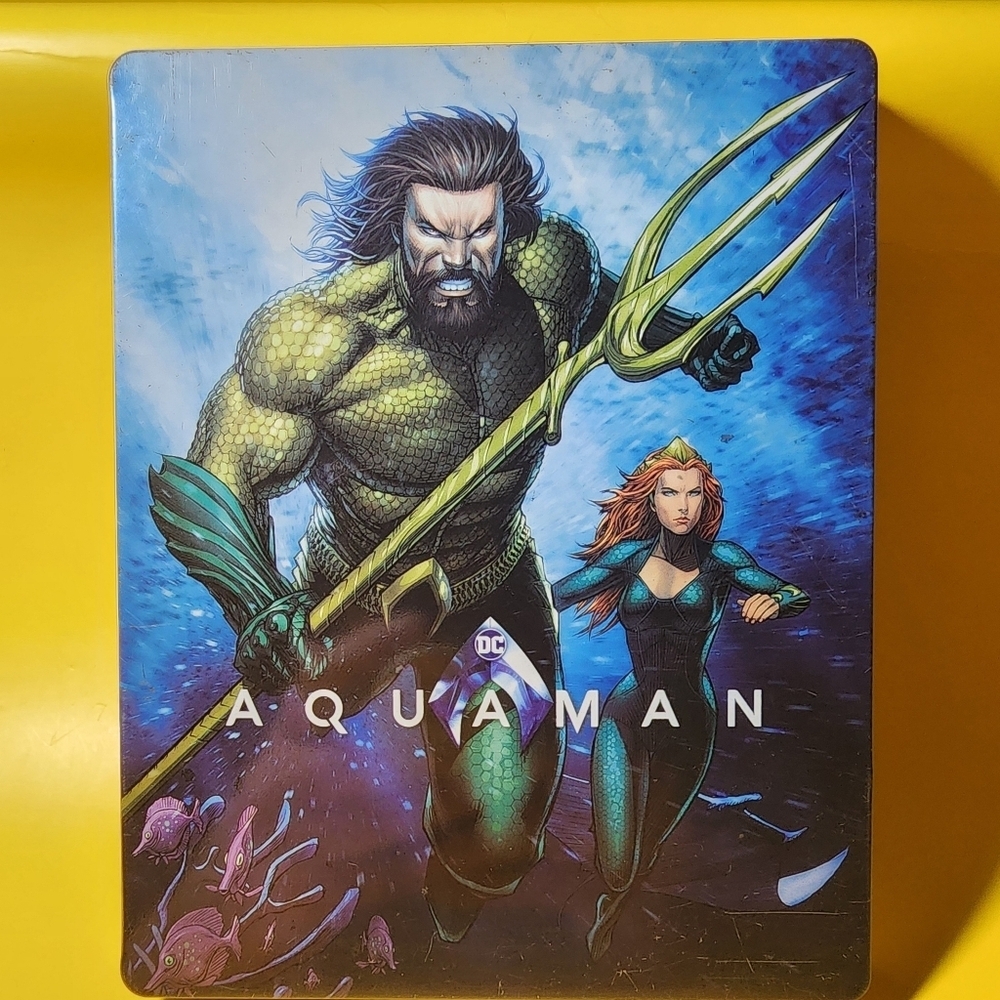 Aquaman Dvd Blu-ray Steelbook Ultra Hd Limited Edition Steel Book DC Comics